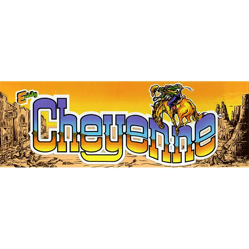 Cheyenne Arcade Game Marquee 1