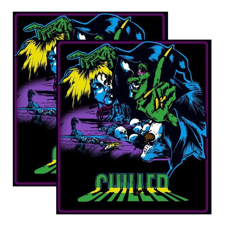 Chiller Arcade Side Art Decals 1