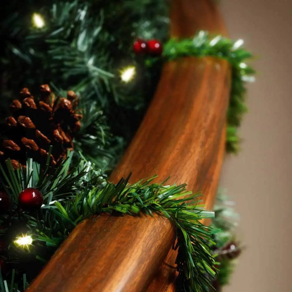 Decorative Noble Pine Garland Twist Ties By Haute Decor 1