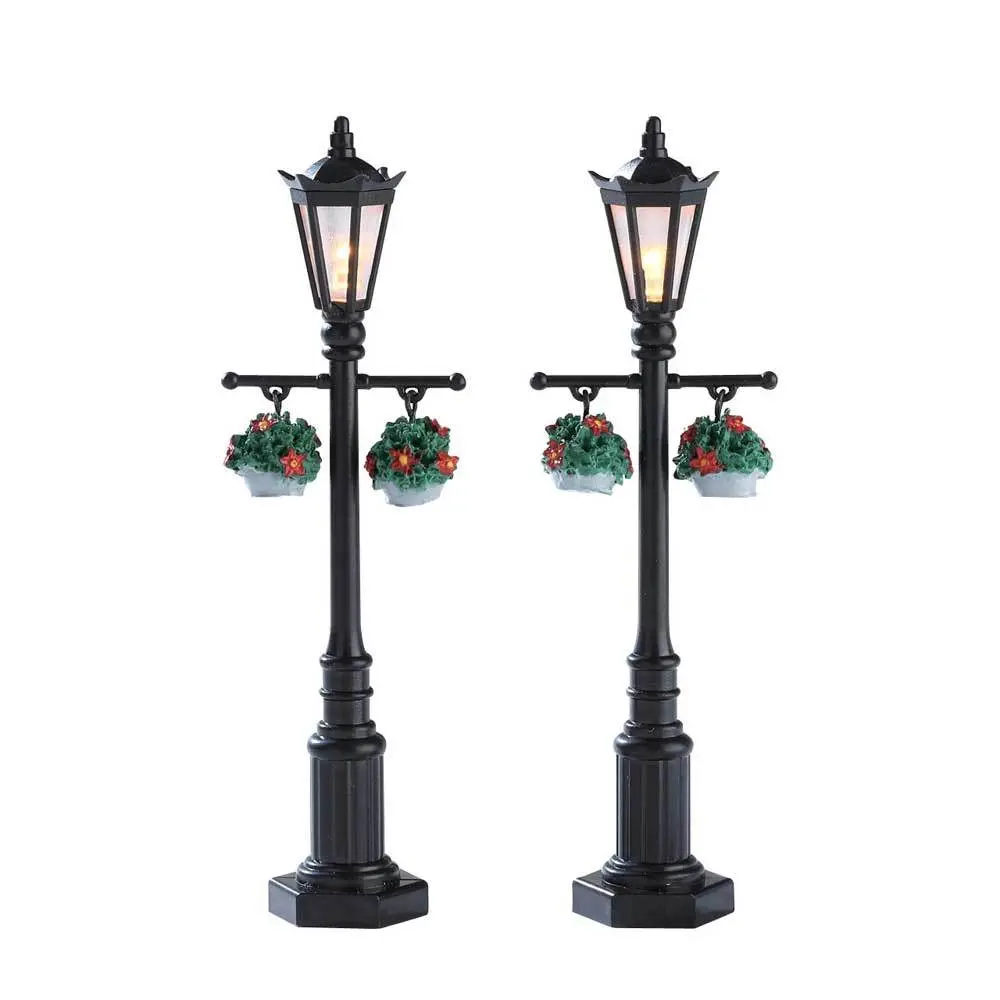 Lemax General Collectibles Accessory: Old English Lamp Post, Set Of 2 #74231 1