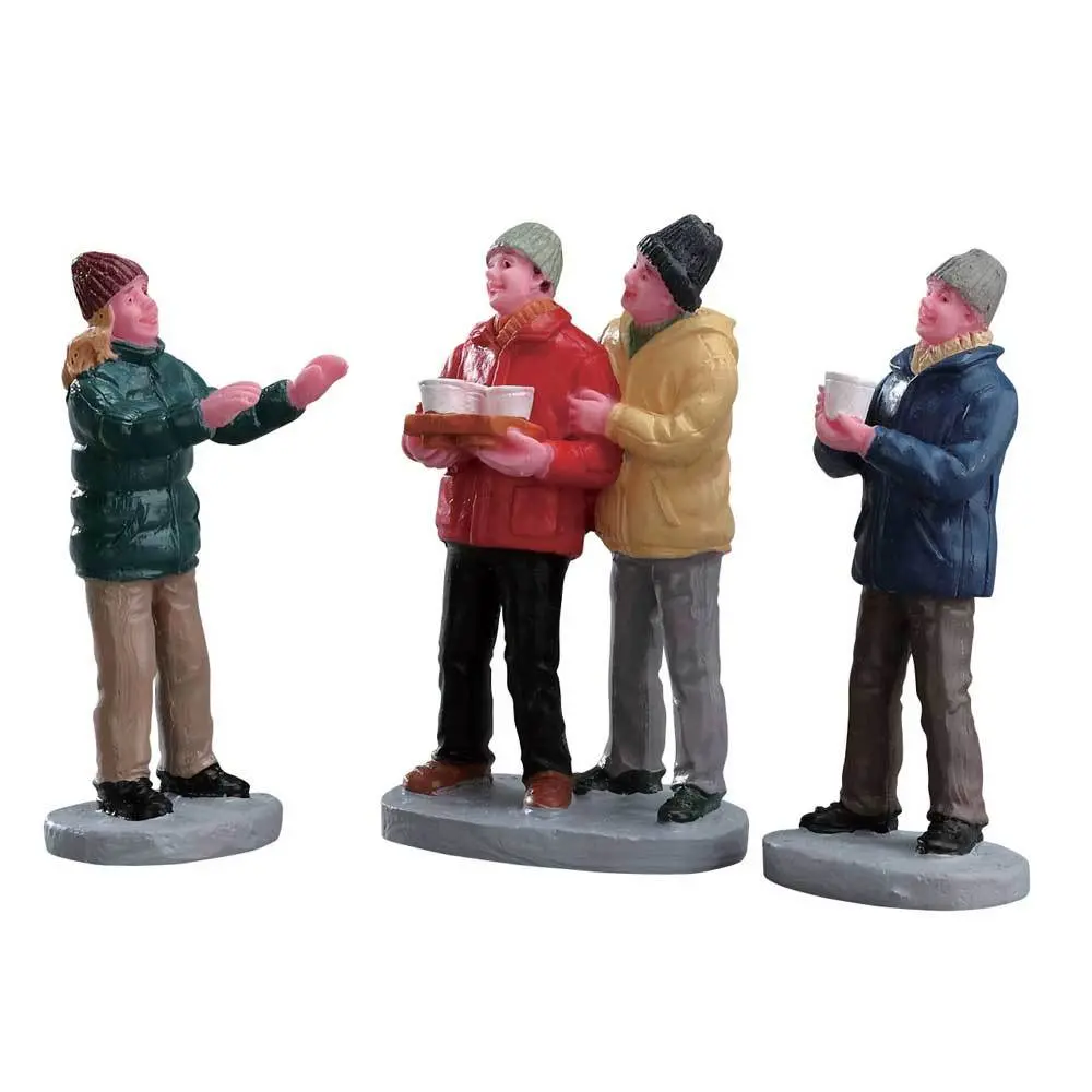 Lemax Vail Village Figurine: Cider Service, Set Of 3 #72509 1