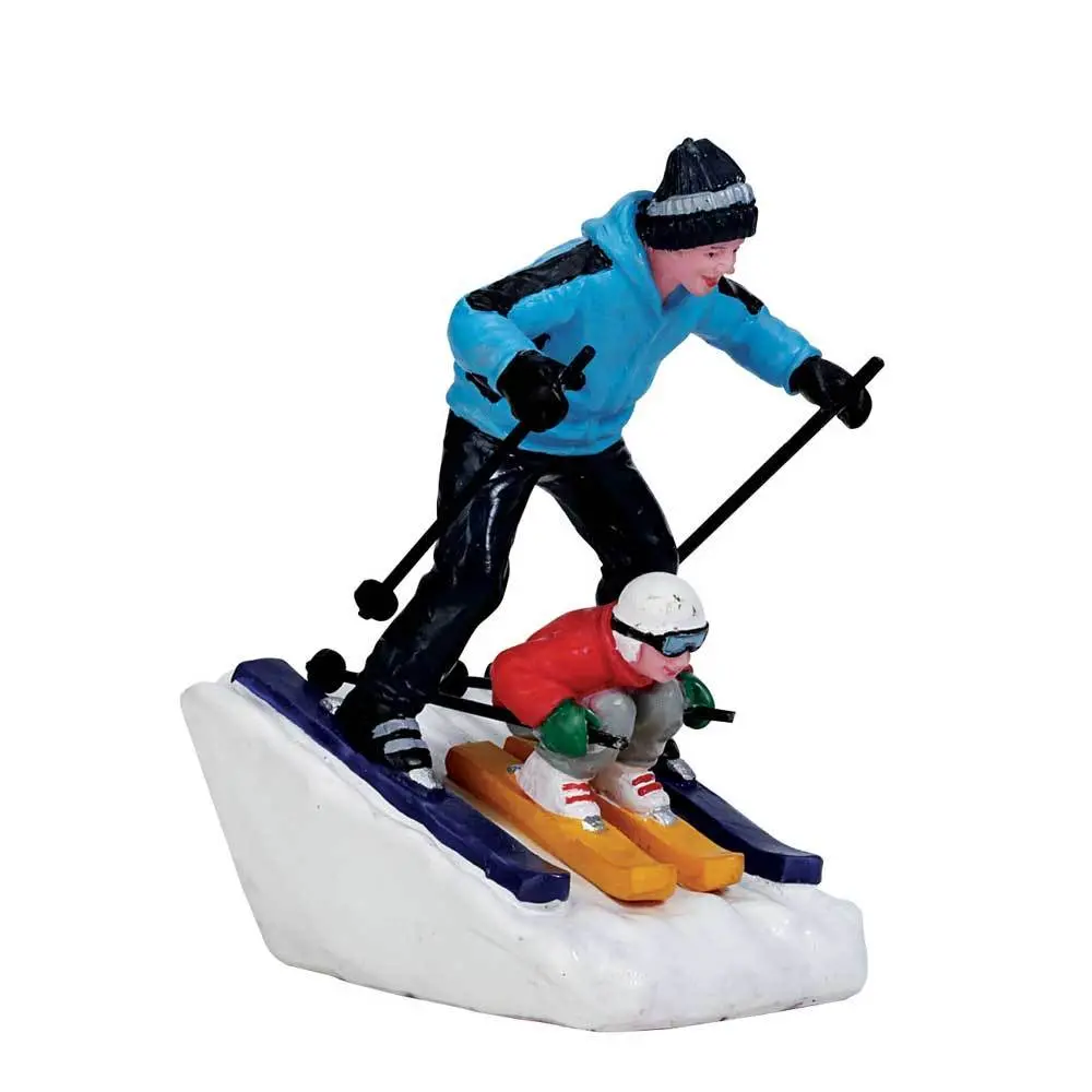 Lemax Vail Village Figurine: Coming Through #72523 1