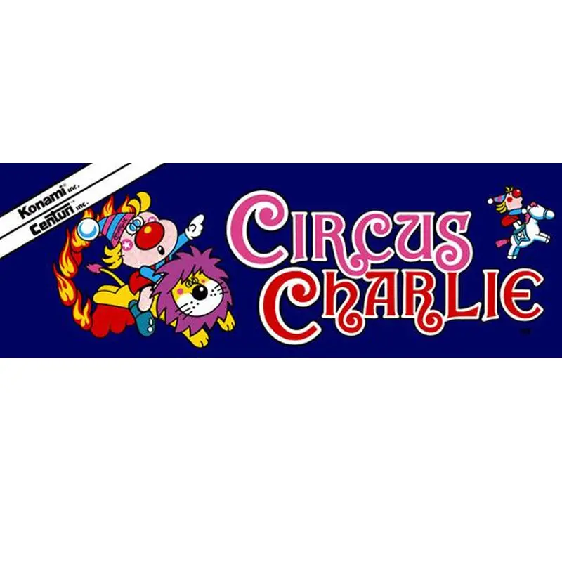 Circus Charlie Arcade Game Marquee 1