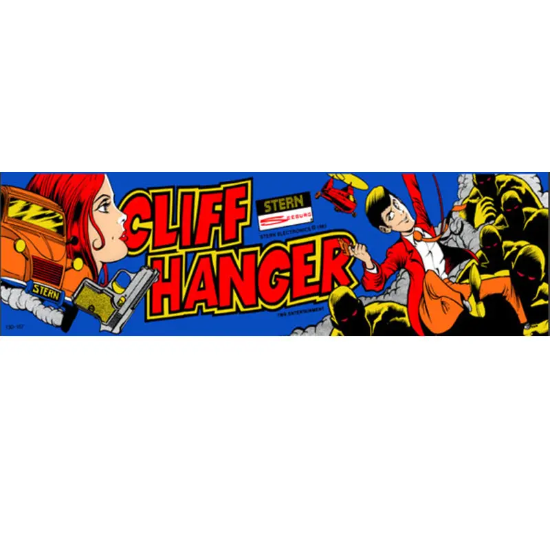 Cliff Hanger Arcade Marquee 1