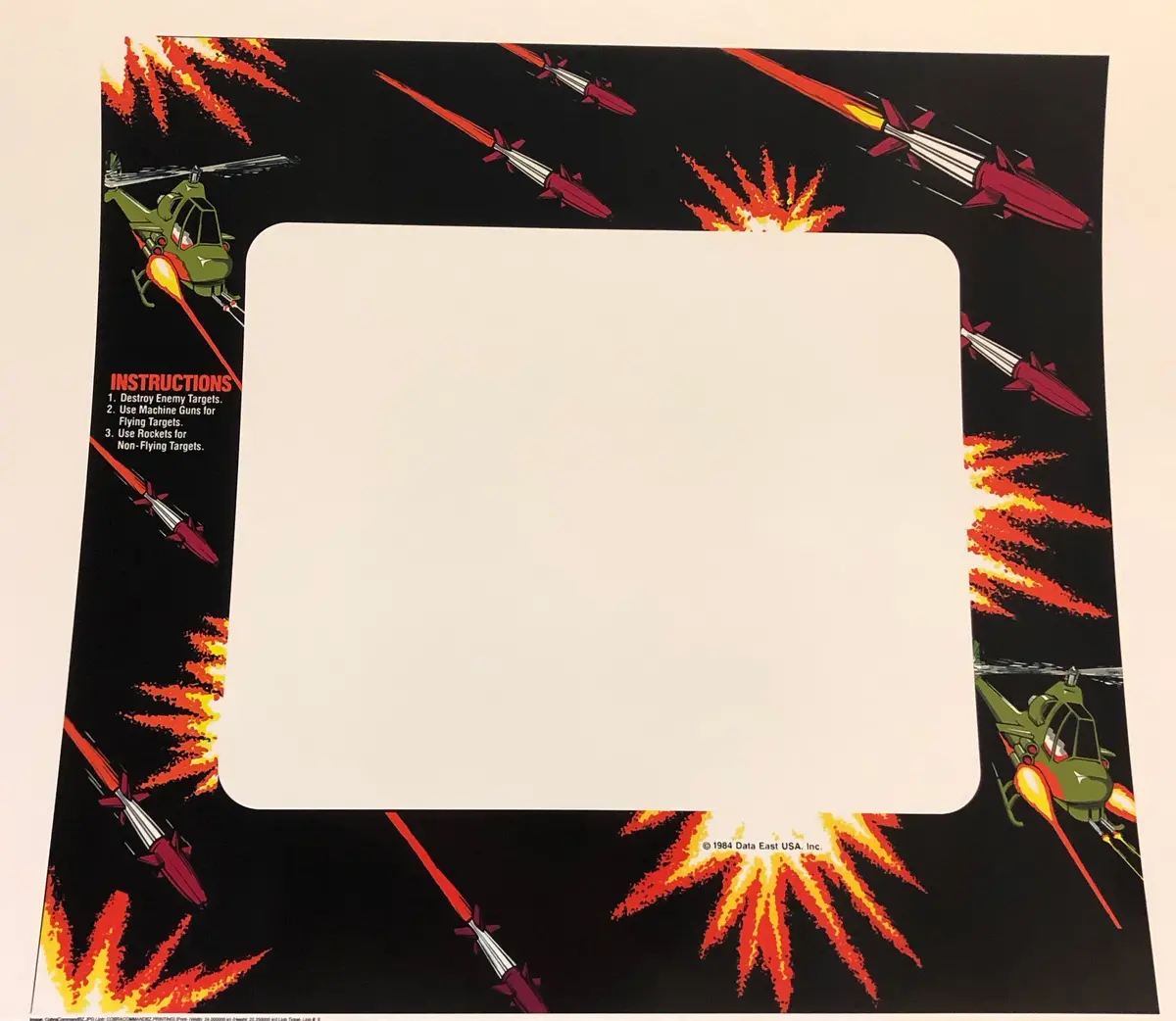Cobra Command Arcade Bezel 2