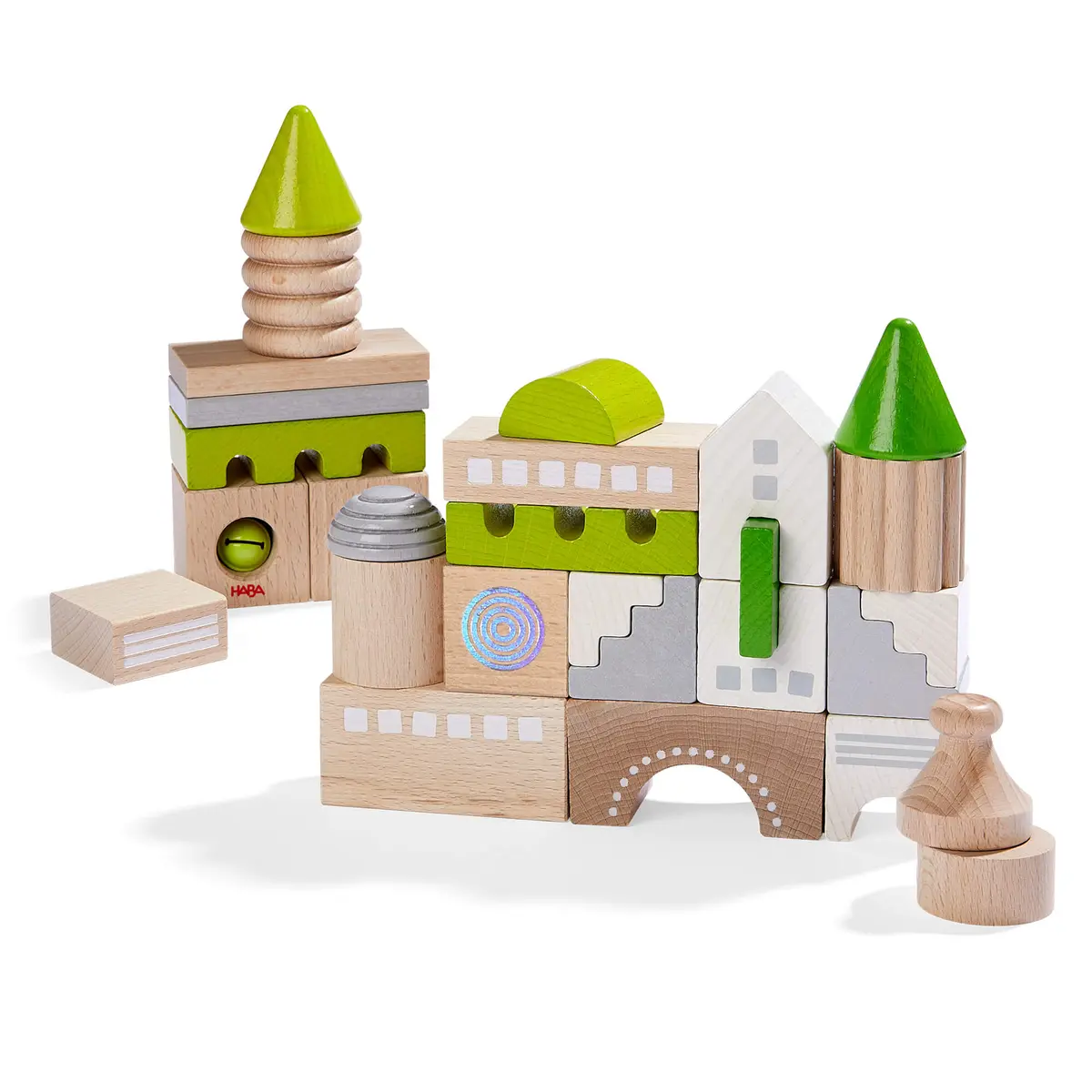 Haba Coburg 28 Piece Wooden Building Blocks 1