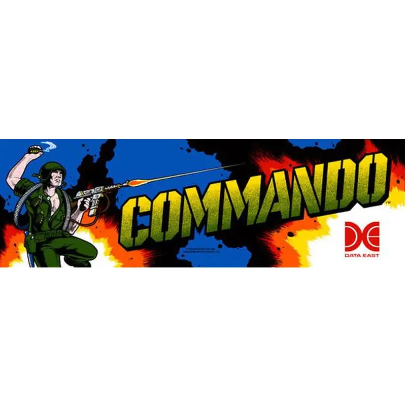 Commando Arcade Marquee 1
