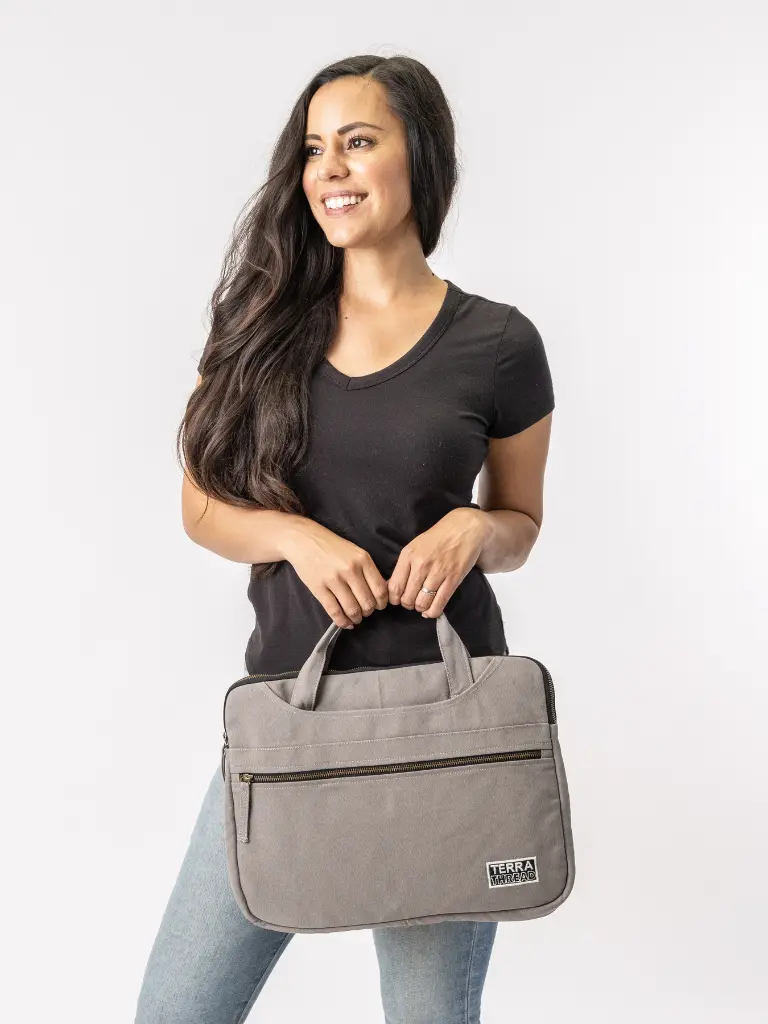 Terra Thread® Hasta Laptop Sleeve With Handles 1