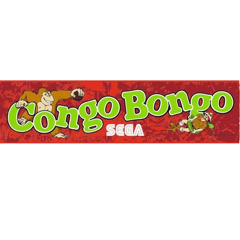 Congo Bongo Arcade Marquee 1