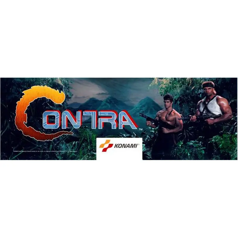 Contra Arcade Marquee 1