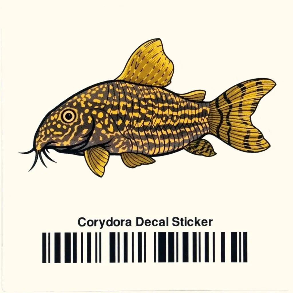 Corydoras Decal Sticker 1