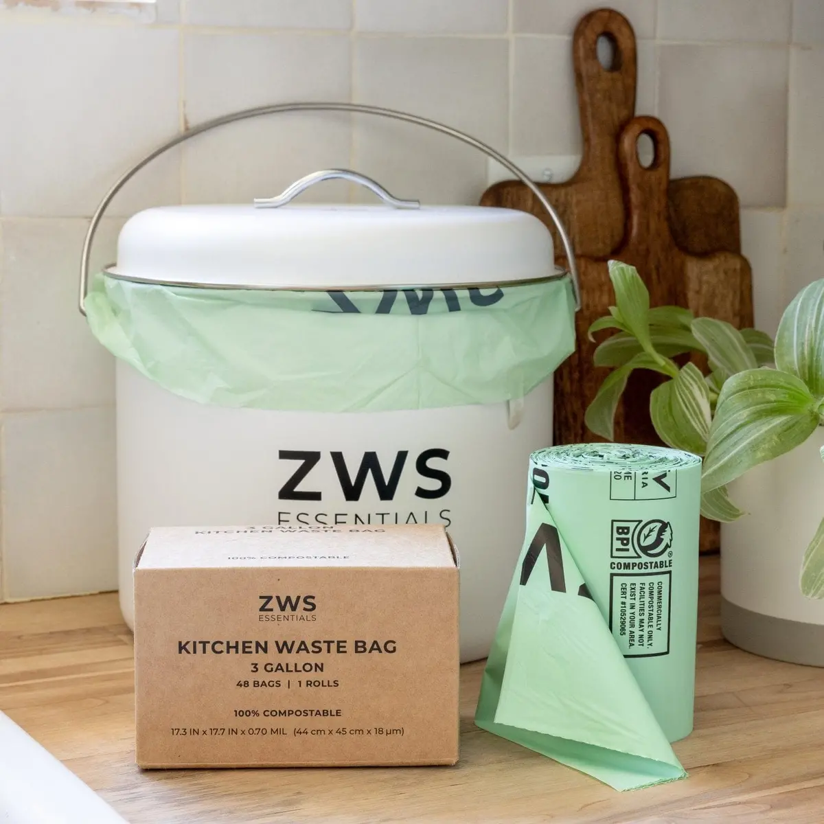 Zerowastestore Countertop Compost Bin Kit 1