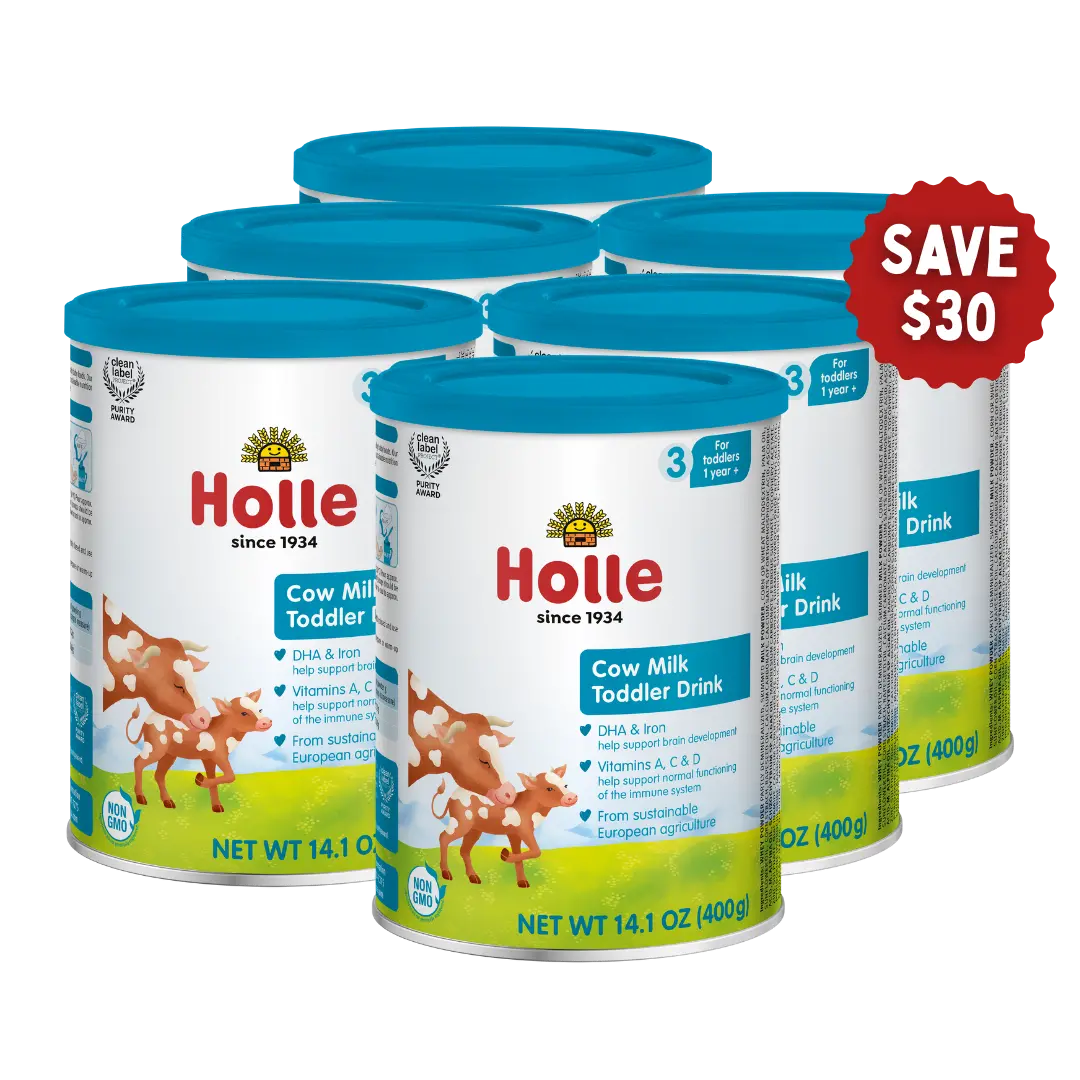 Holle Cow Milk Toddler Drink 6-Tin Bundle 1