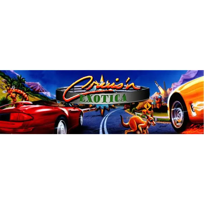 Crusin Exotica Arcade Marquee 1