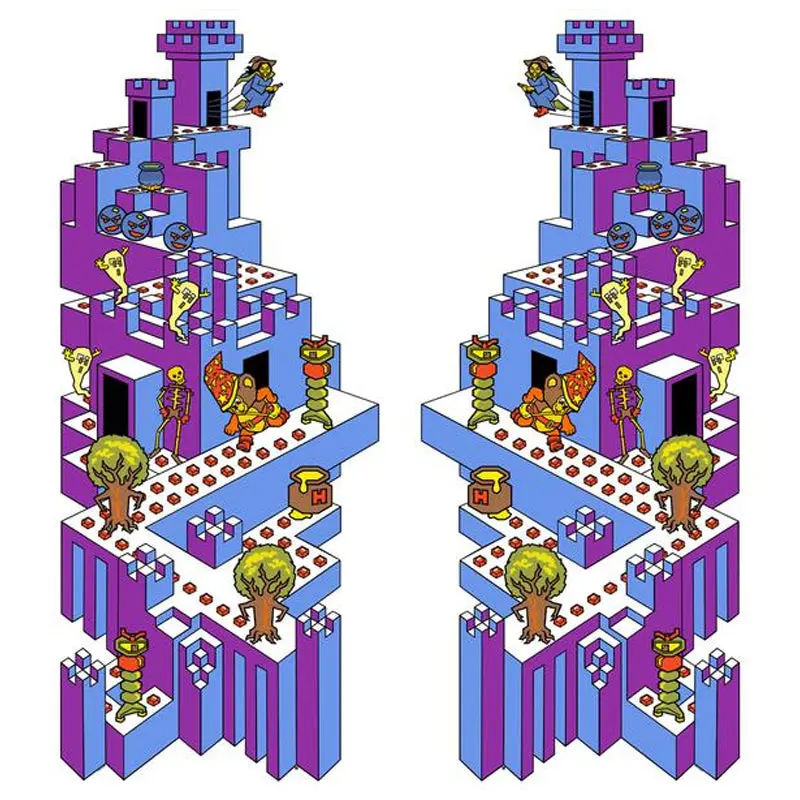 Crystal Castles Side Art Set 1