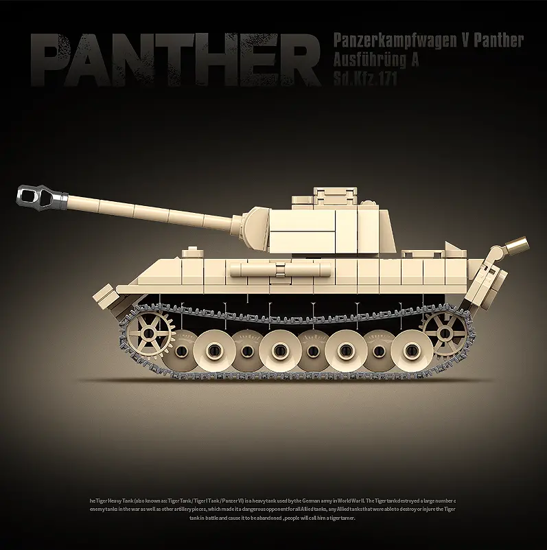 Pantehr V Tank - 472Pcs 1