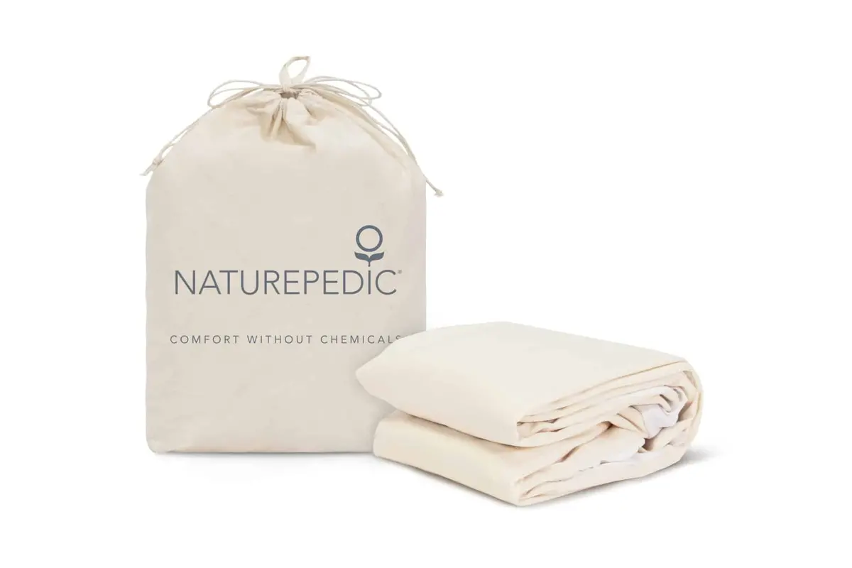 Naturepedic Organic Waterproof Fitted Protector Pad 1