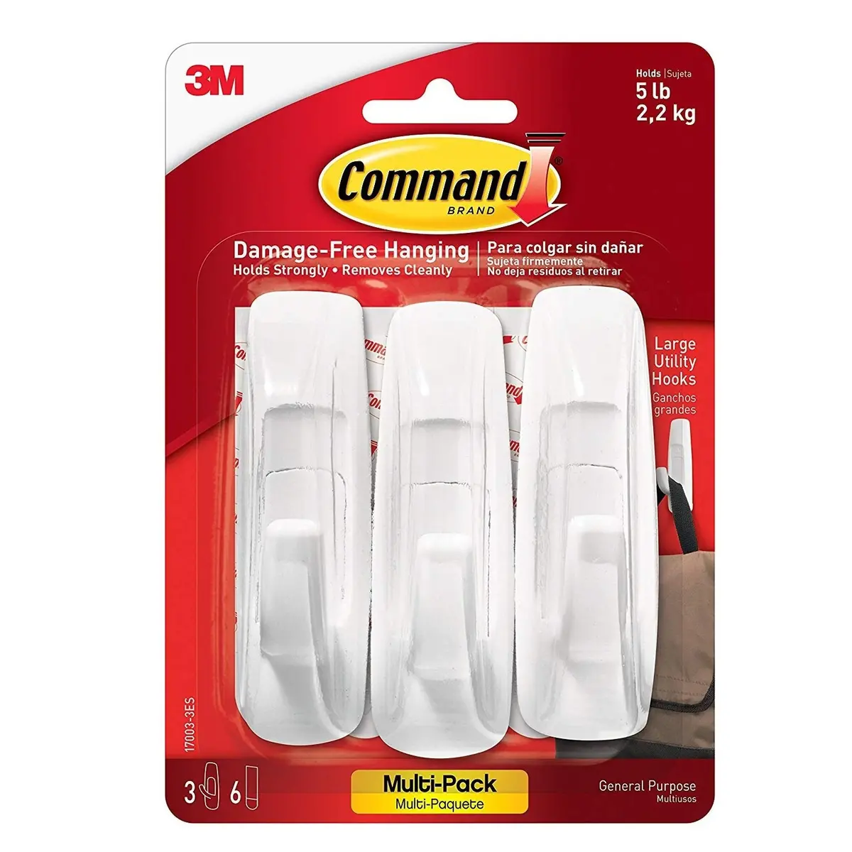 Large-Sized Command™ Utility Hooks 1