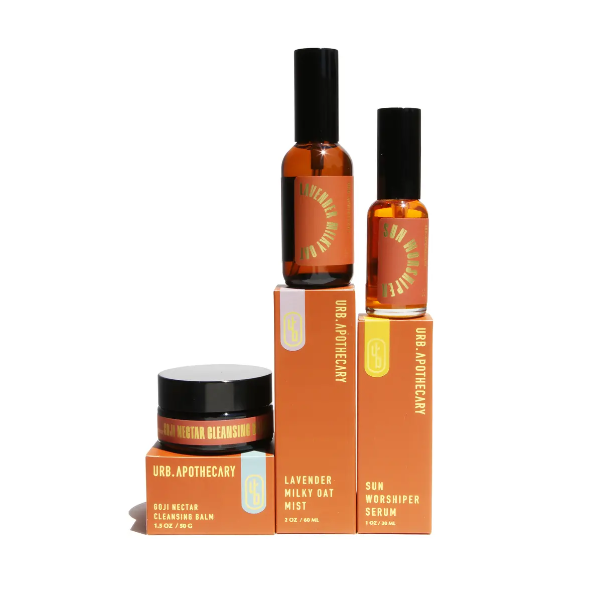 Urb Apothecary Daily Cleansing Bundle With Goji Nectar Cleansing Balm - Normal/Mature Skin 1