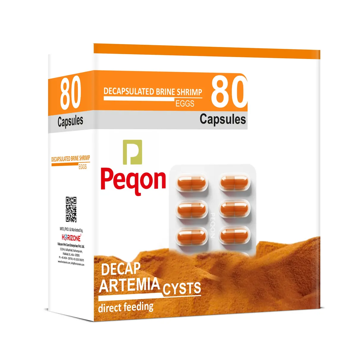 Peqon Decap Artemia Capsules 1