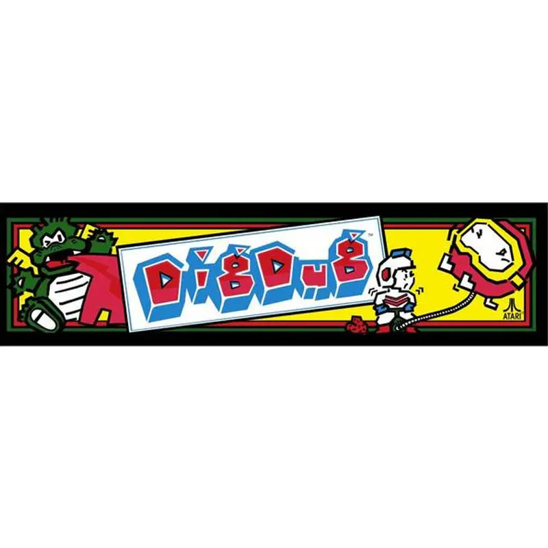 Dig Dug Arcade Marquee 1