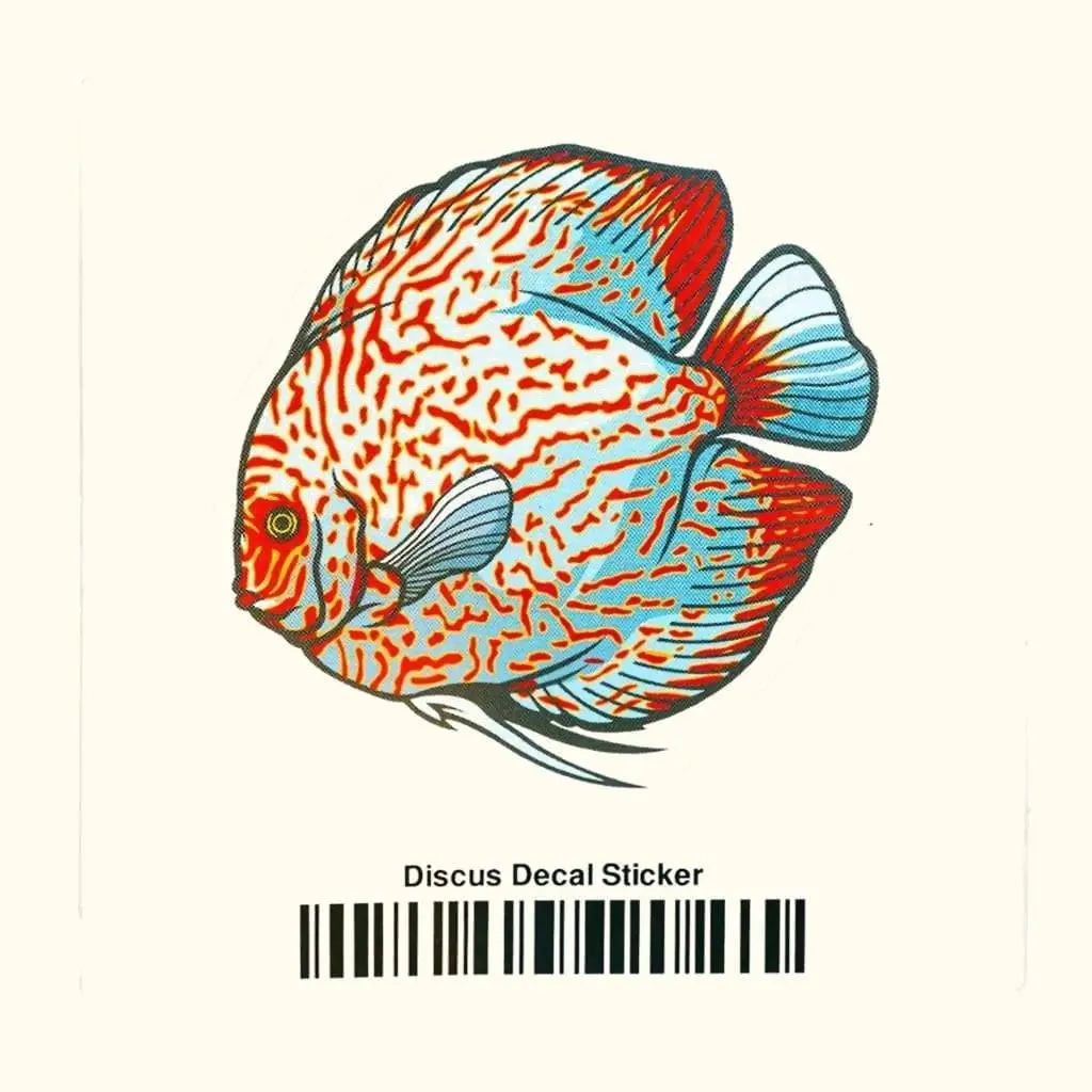 Discus Decal Sticker 1