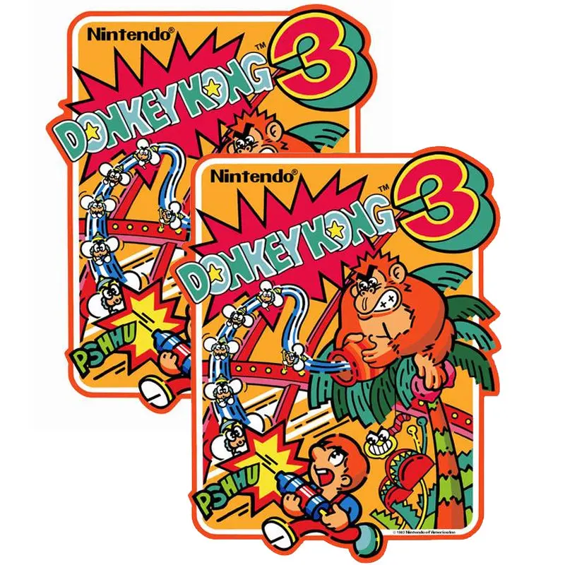 Donkey Kong 3 Dk3 Side Art Decals 1