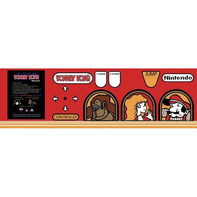 Donkey Kong Cpo - Control Panel Overlay 1