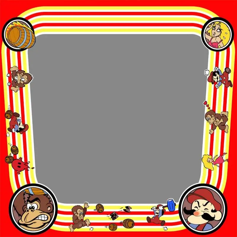 Donkey Kong Remix Arcade Bezel 1