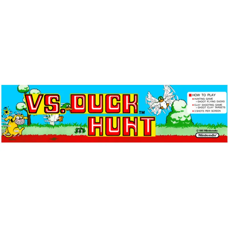 Vs Duck Hunt Arcade Marquee 1