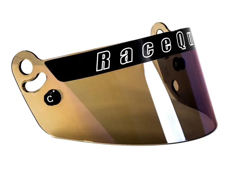 Racequip Pro Series Racing Shield – Blue Iridium Finish 1