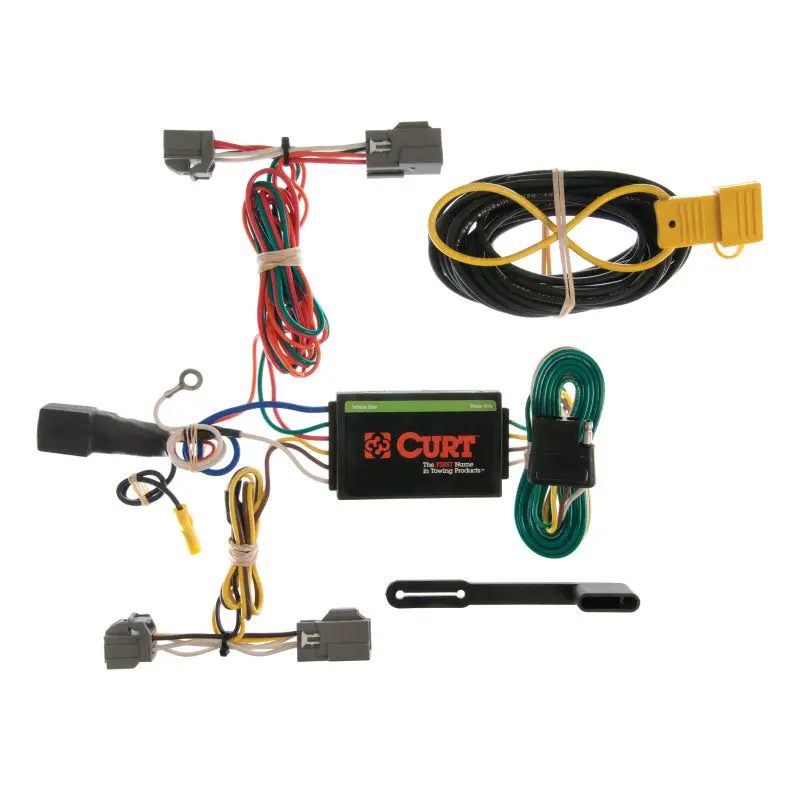 Curt Custom Wiring Harness For 2000–2006 Lincoln Ls – 4-Way Flat Trailer Connector 1