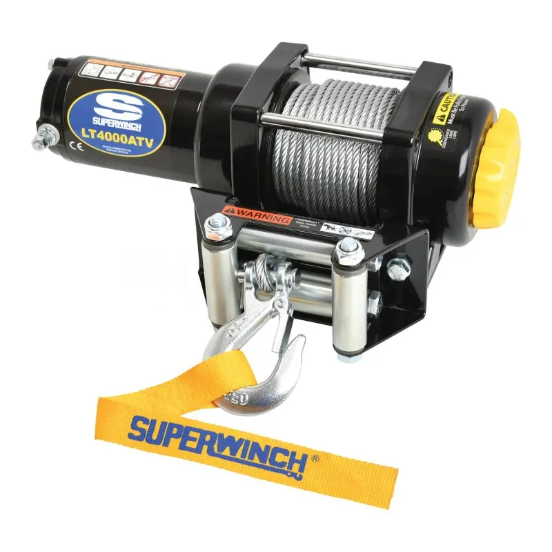 Superwinch Lt4000 Electric Winch — 4,000-Lb Capacity, 12V Dc, 3/16-Inch X 50-Foot Steel Cable 1