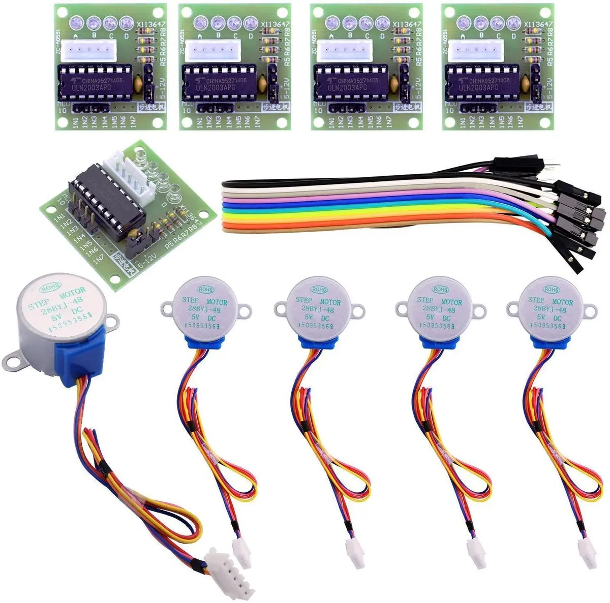 28Byj-48 Uln2003 5V Stepper Motor (5 Sets) 1