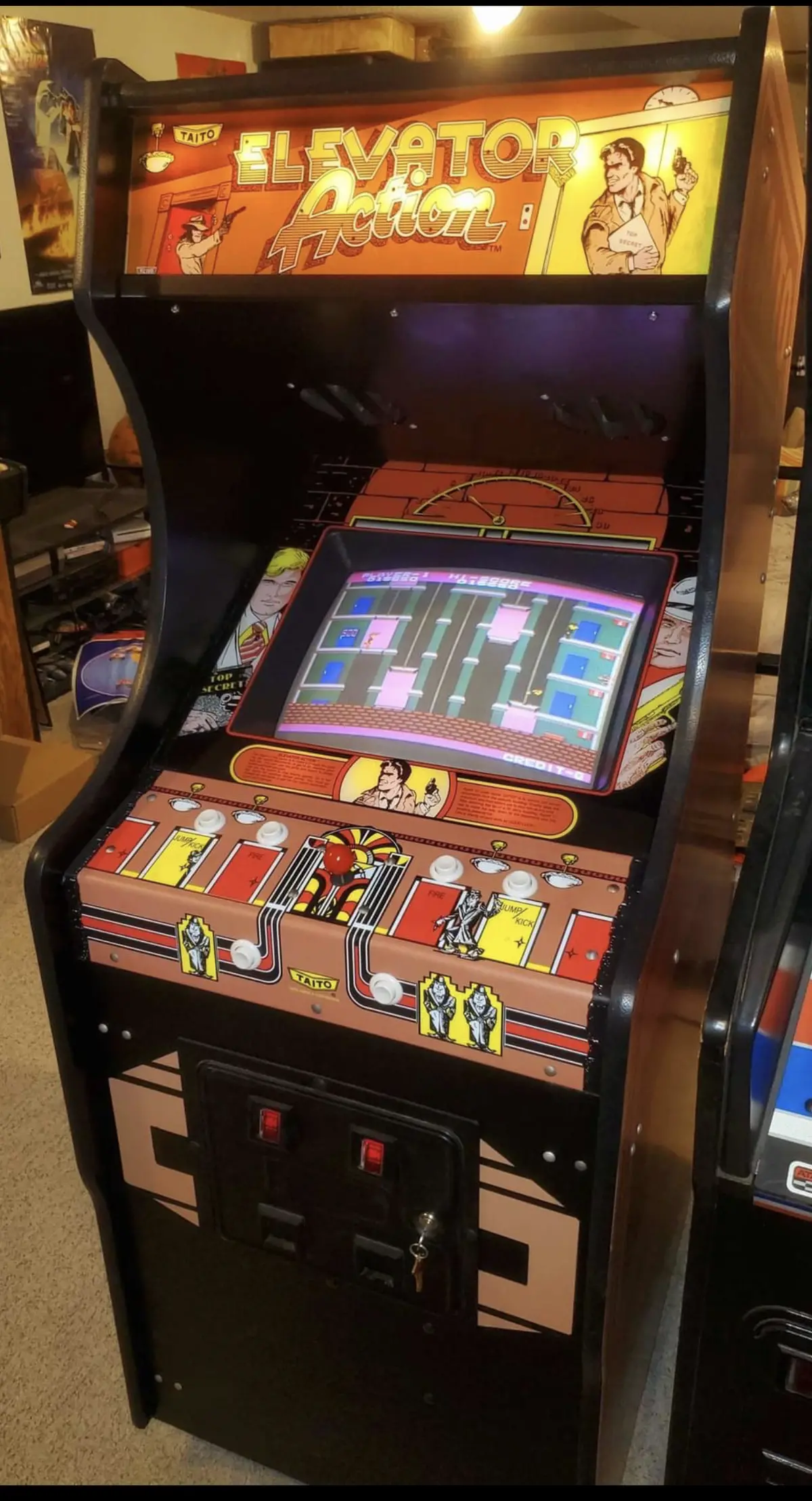 Elevator Action Arcade Marquee 2