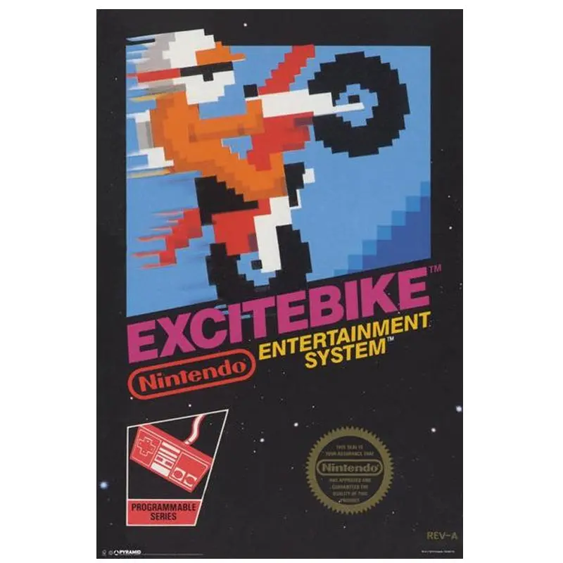 Excitebike Arcade Box Poster Print 1
