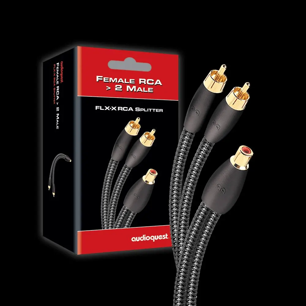 Audioquest Flx-X Rca Splitters (Female To 2 Male) 1