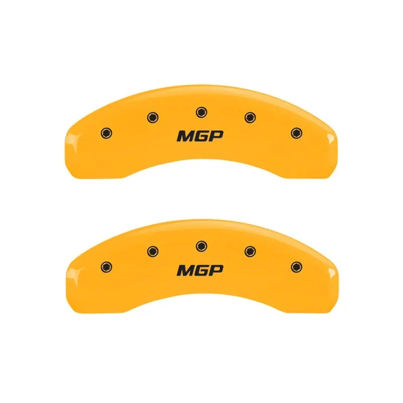 Mgp 2 Caliper Covers Mgp Yellow Finish Black Characters 2018 Chevrolet Tahoe 1