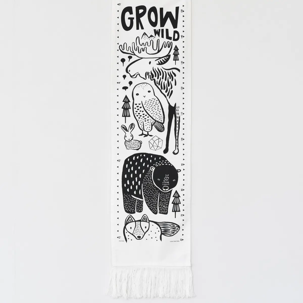 Wee Gallery Canvas Growth Chart - Nordic 1