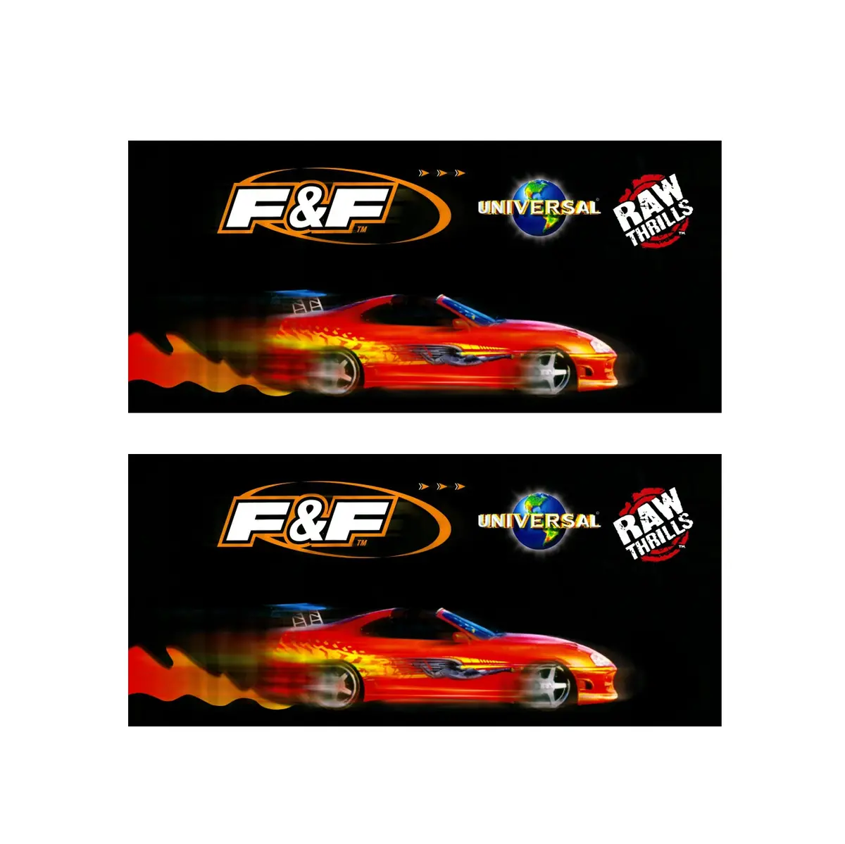 Fast & The Furious Seat Decal Set 1