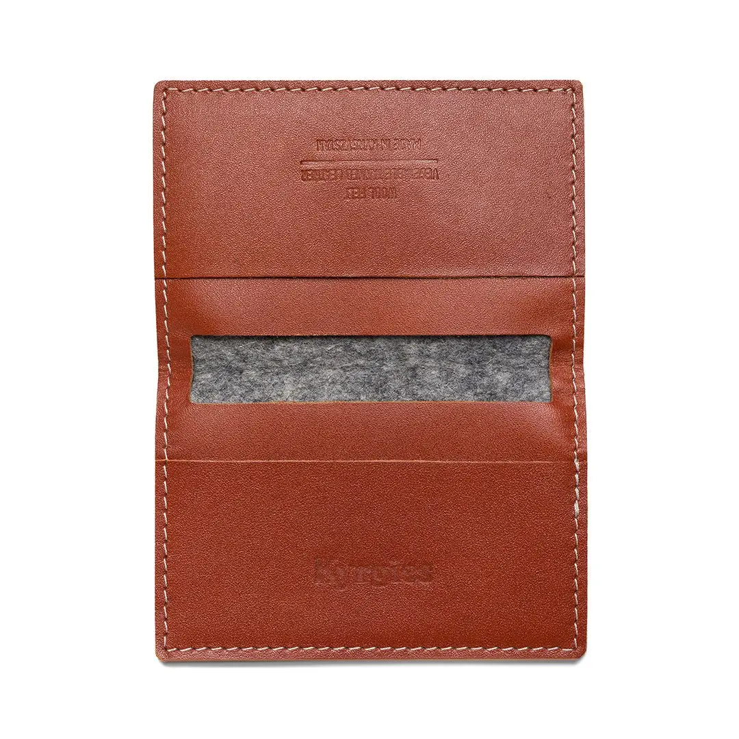 Kyrgies Felt And Leather Bifold Wallet 2