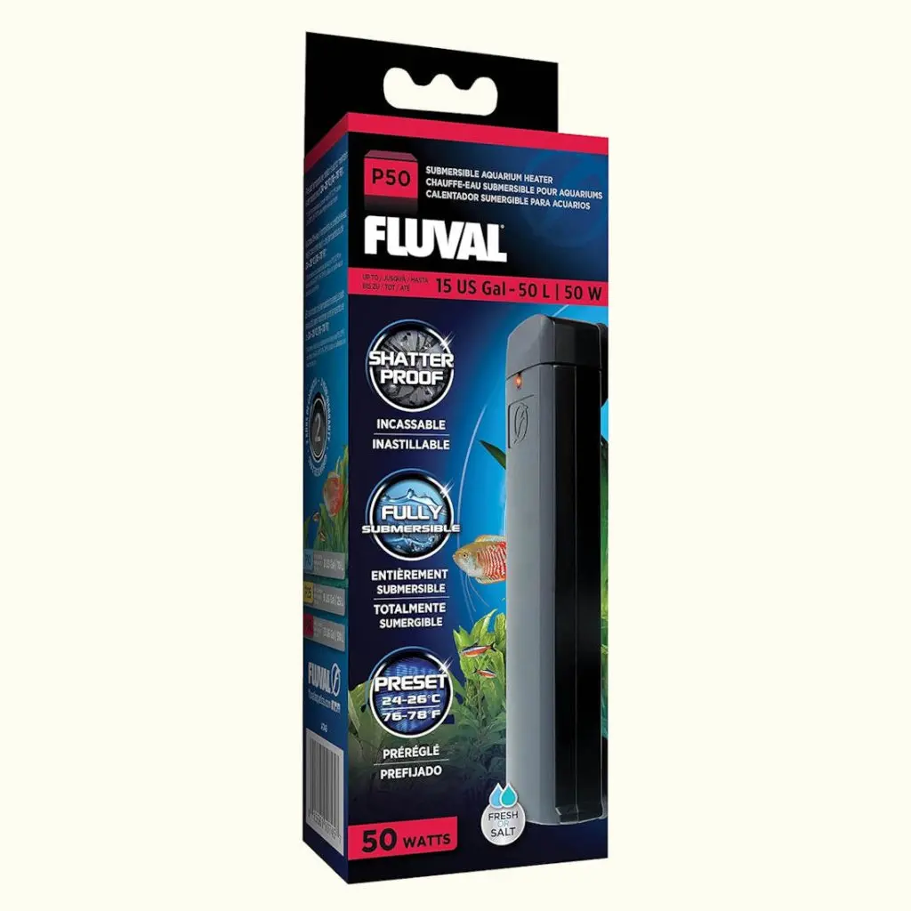 Fluval Aquarium Heater, 50 Watts 1