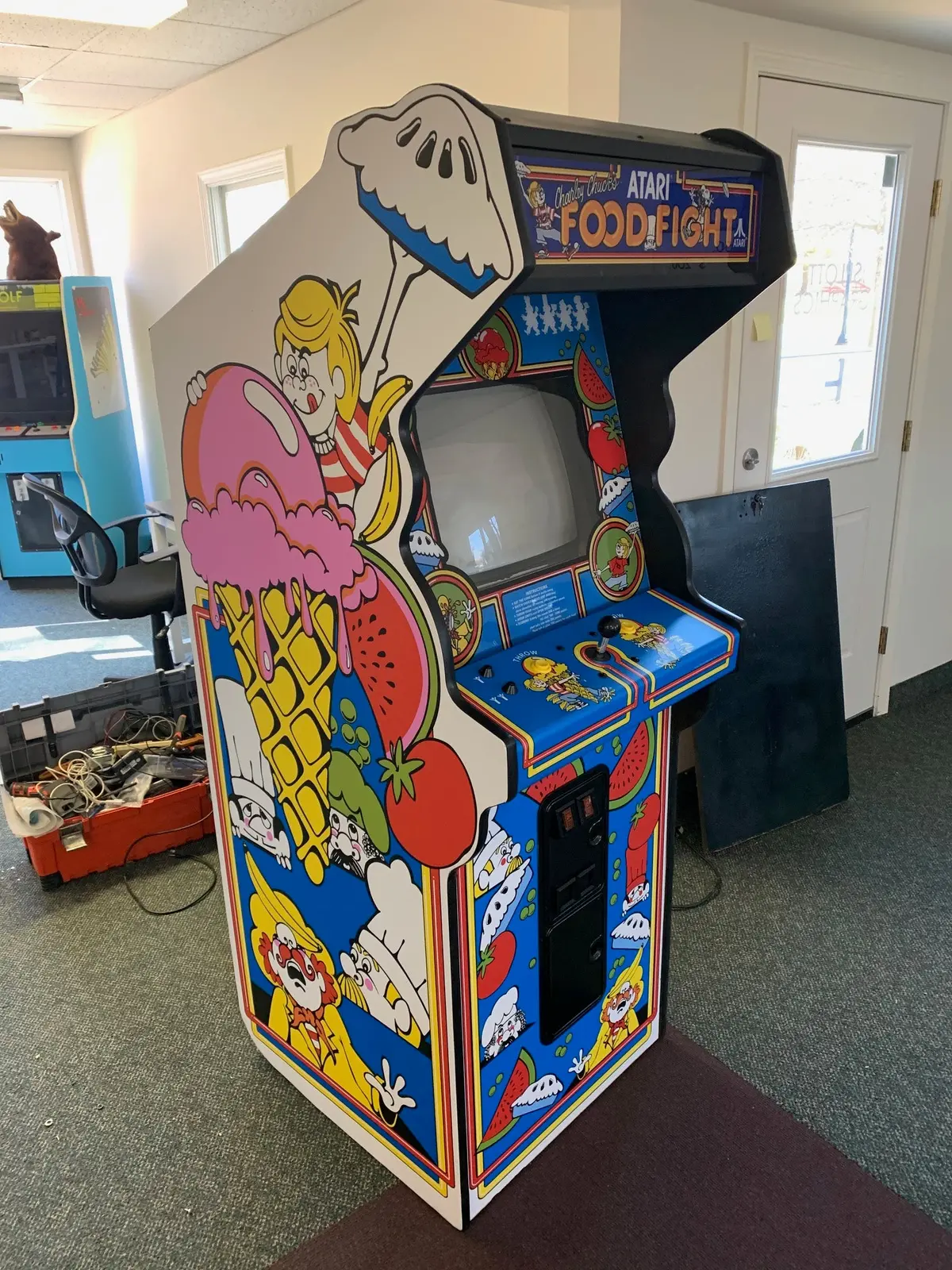 Food Fight Arcade Bezel 2