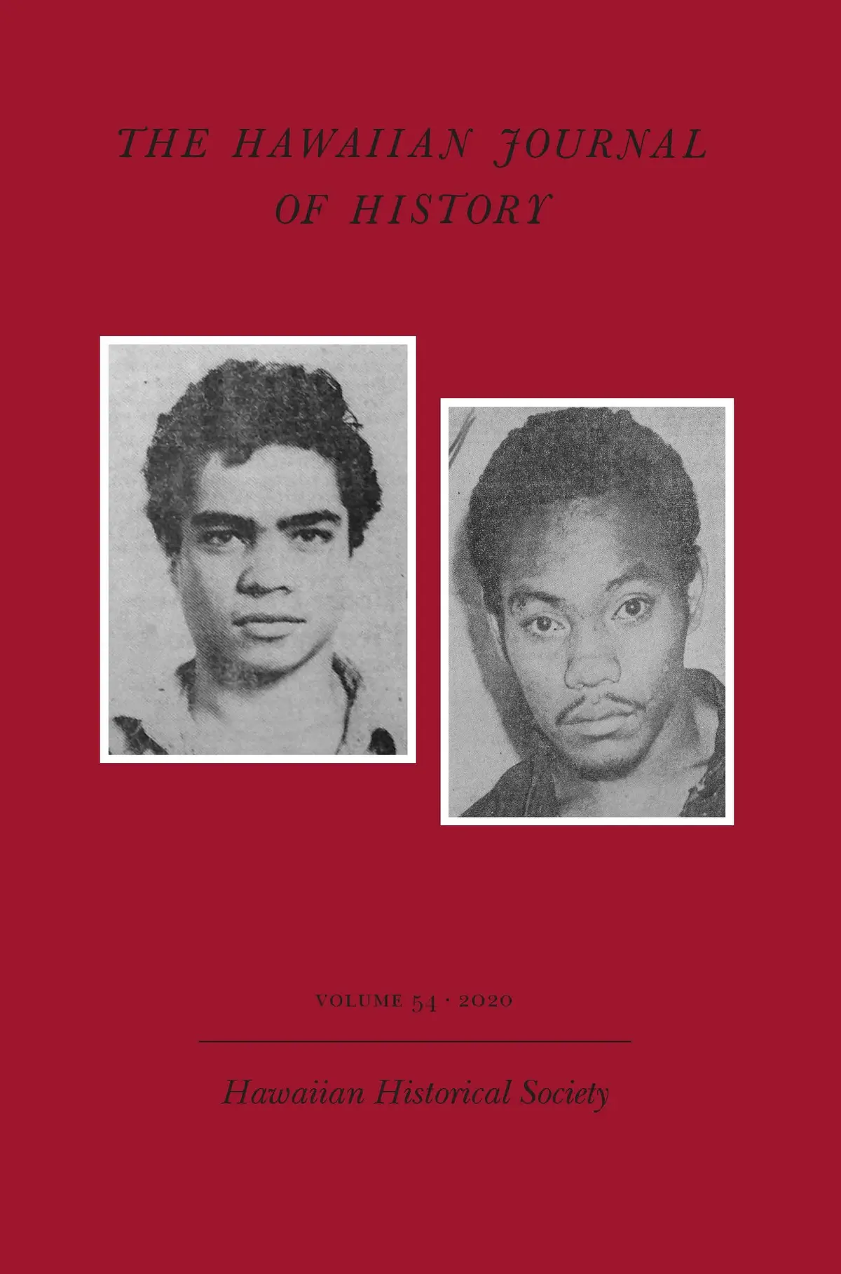 Hawaiian Journal Of History, The - Volume 54, 2020 1