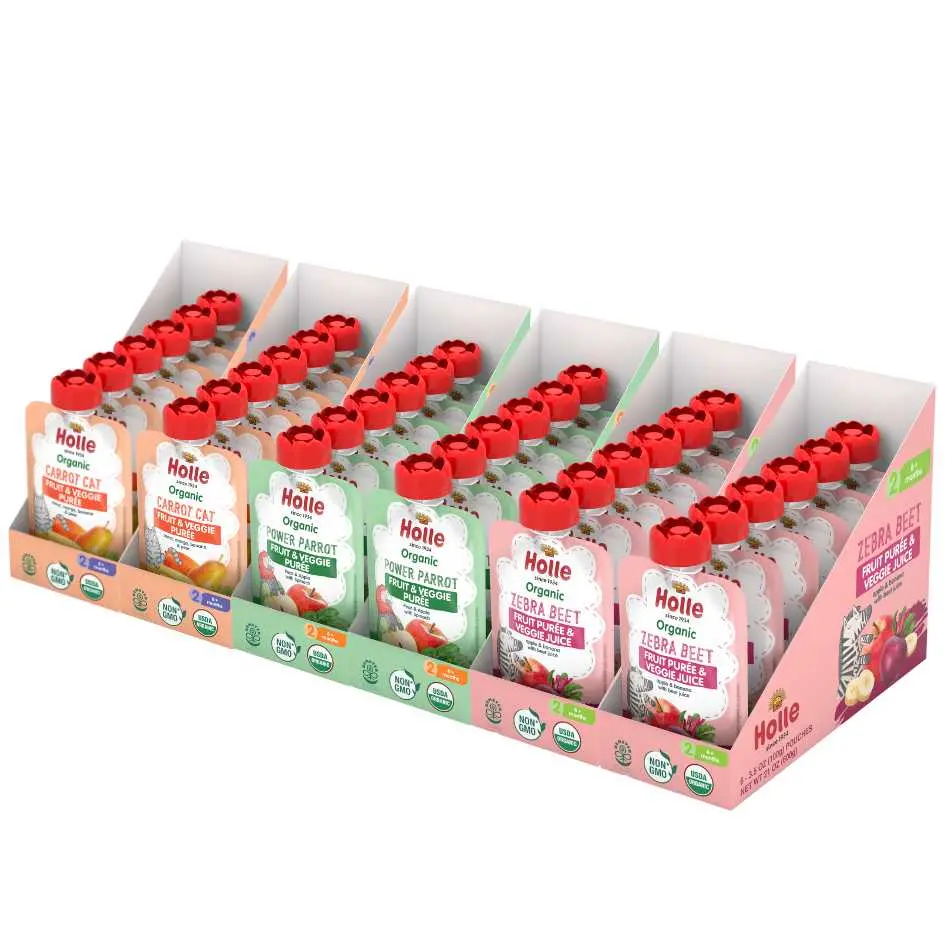 Holle Fruit & Veggie Bundle: Carrot Cat, Power Parrot, Zebra Beet 2