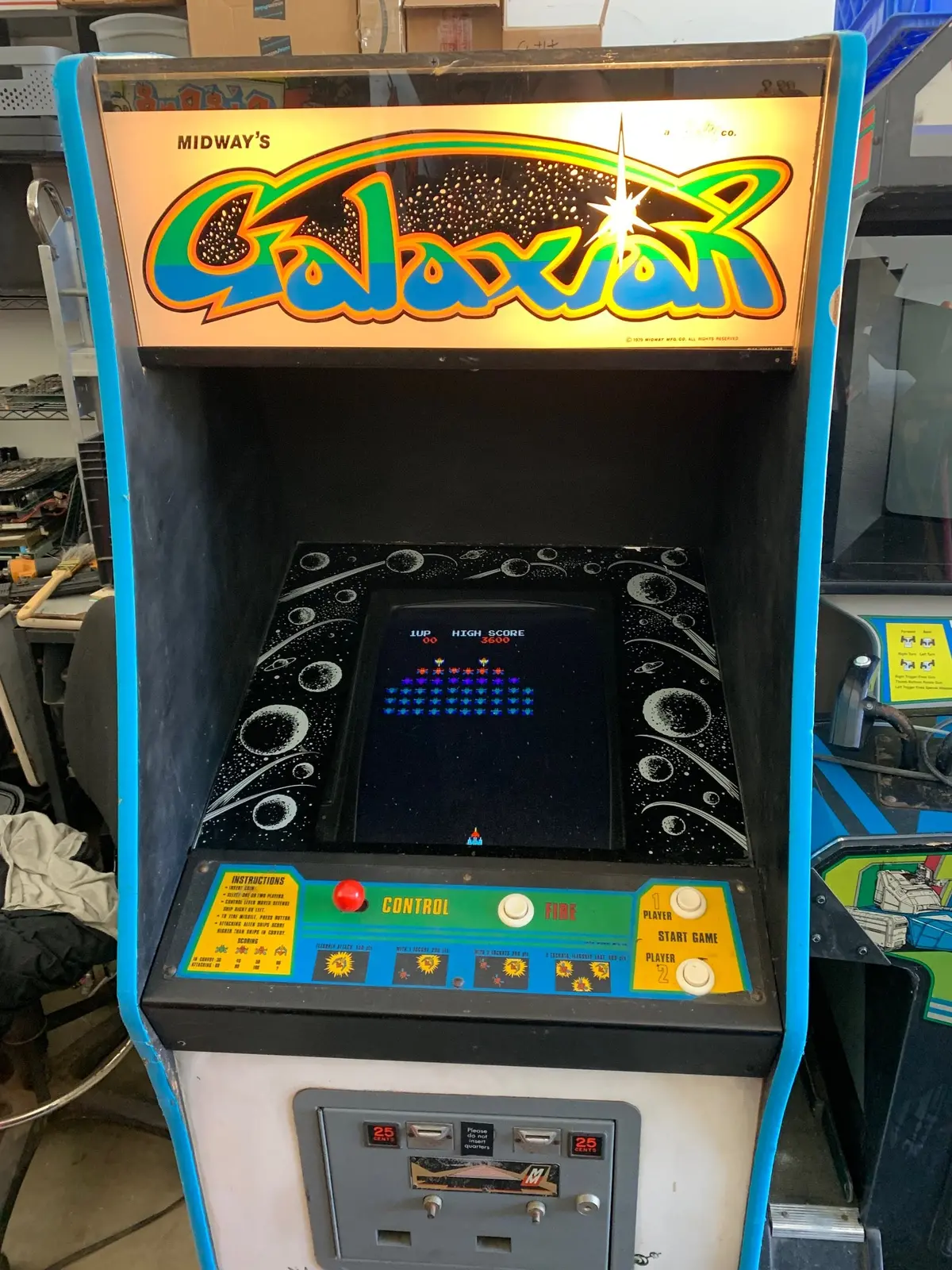 Galaxian Arcade Bezel 1