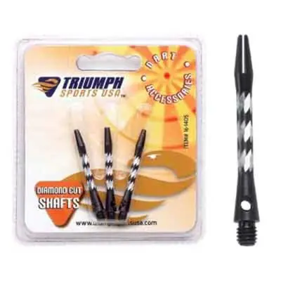Diamond Cut Aluminum Replacement Dart Shafts By Triumph Sports Usa 1