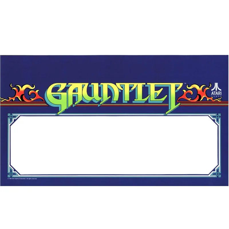 Gauntlet Marquee - Speaker Cover - Video Game Arcade 1