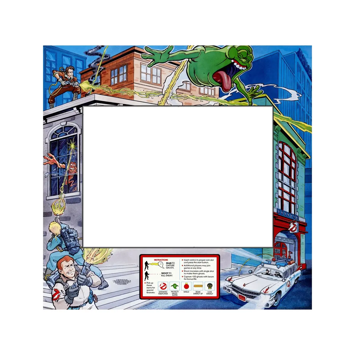 Ghostbusters Arcade Bezel 1