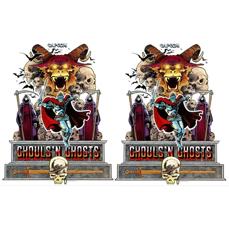 Ghouls 'N Ghosts Side Art Decals 1